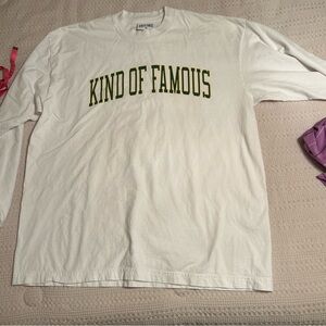 Kind of Famous‎ Streetwear Graphic Thick Shirt Preppy Collegiate Comfort XL